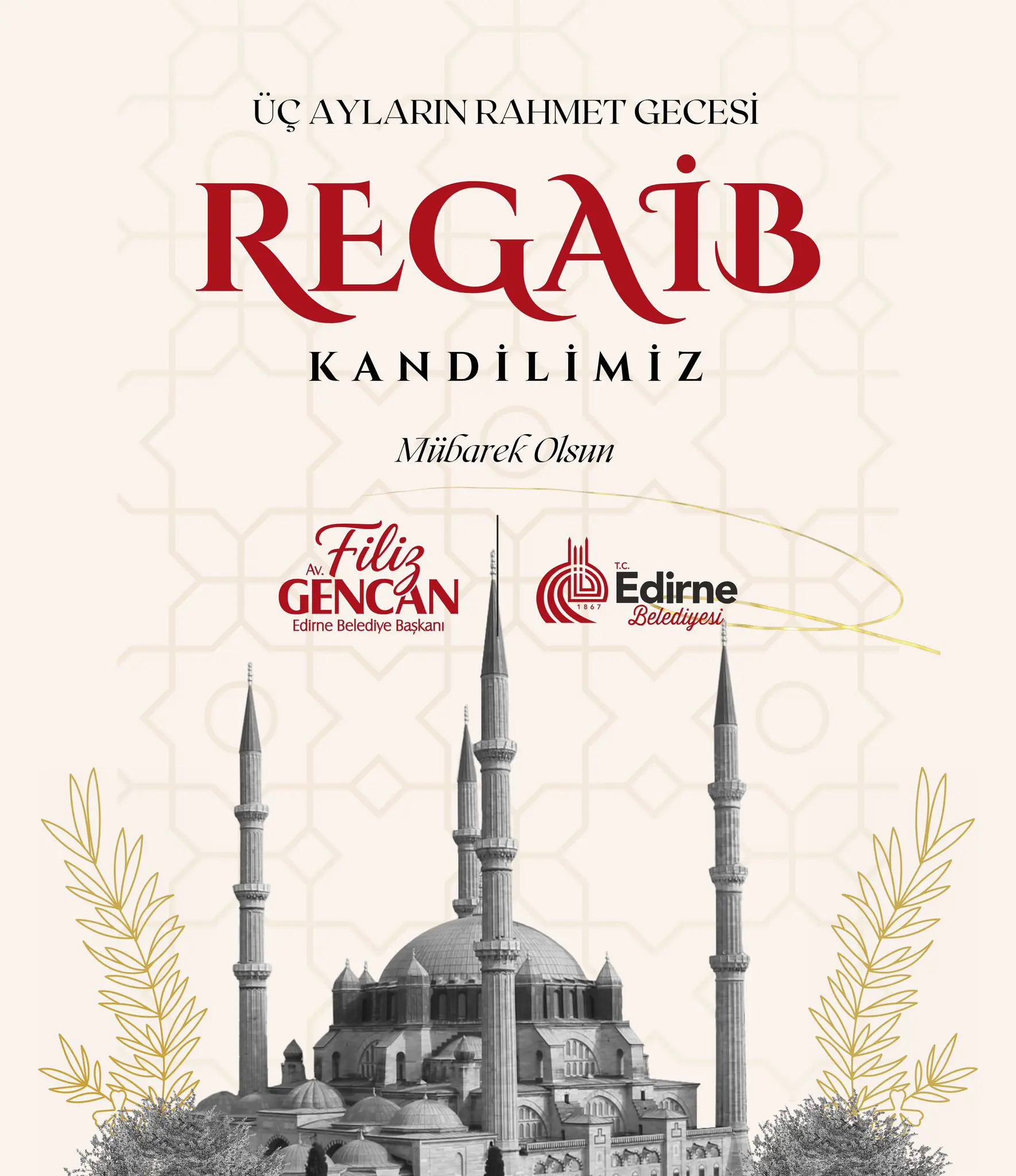 BAŞKAN GENCAN: "GÖNÜLLERİMİZ BİR, DUALARIMIZ ORTAK"